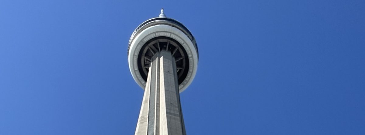 多伦多的地标加拿大国家电视塔